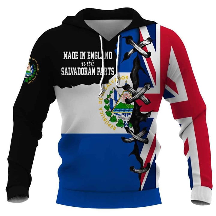 Salvadoran nationality hoodie 3D Full Printing