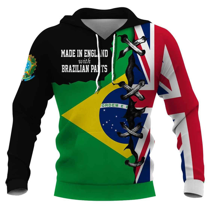 Brazilian nationality hoodie 3D Full Printing