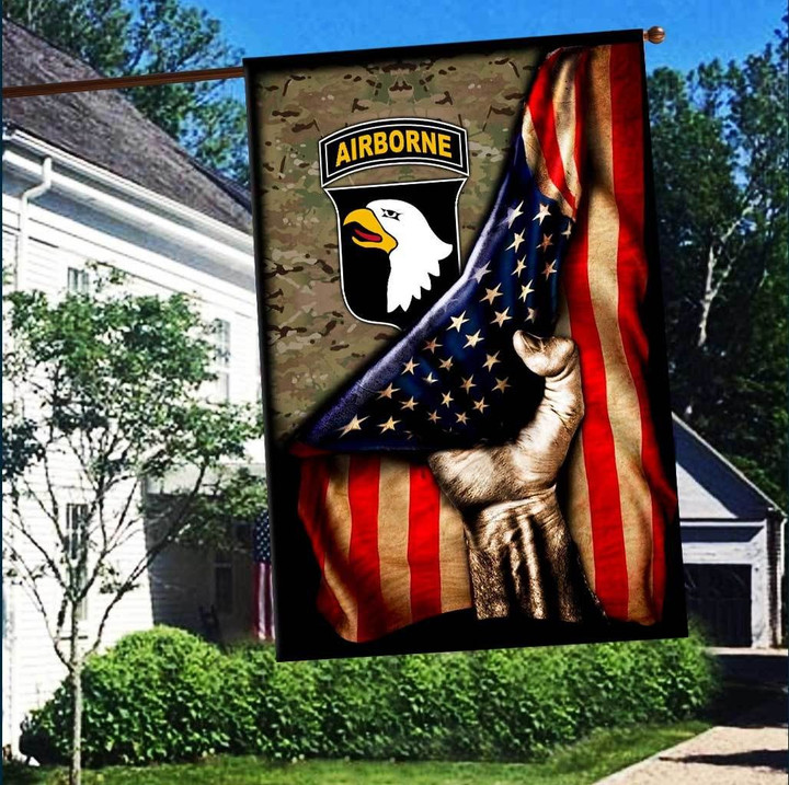 101st Airborne Division Flag 3D Full Printing