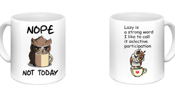 Customize mug owl