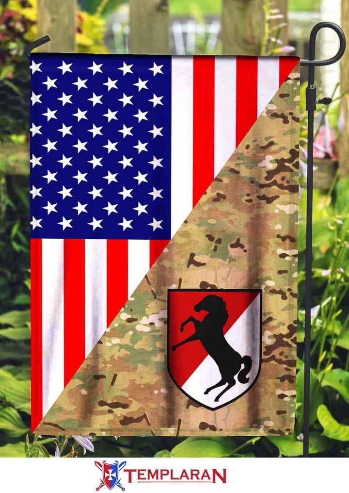 11th Armored Cavalry Regiment Flag 3D Full Printing