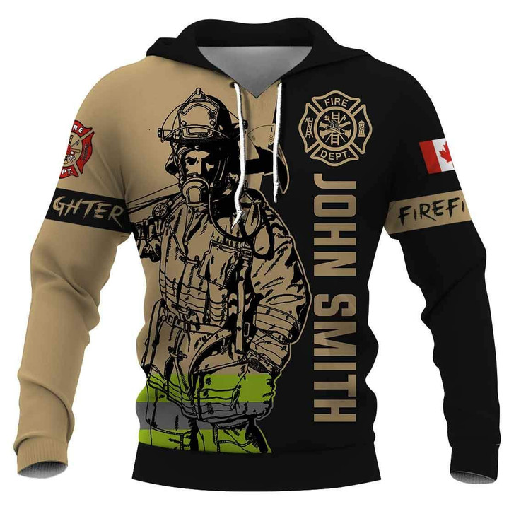Personalized Name Firefighter 3D Full Printing