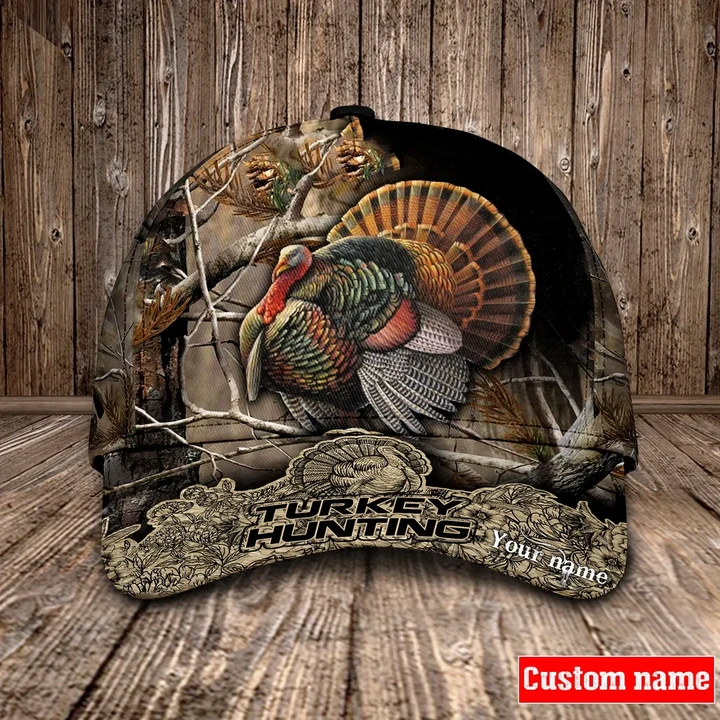 PERSONALIZED NAME TURKEY HUNTING  Cap KNV-30DD240