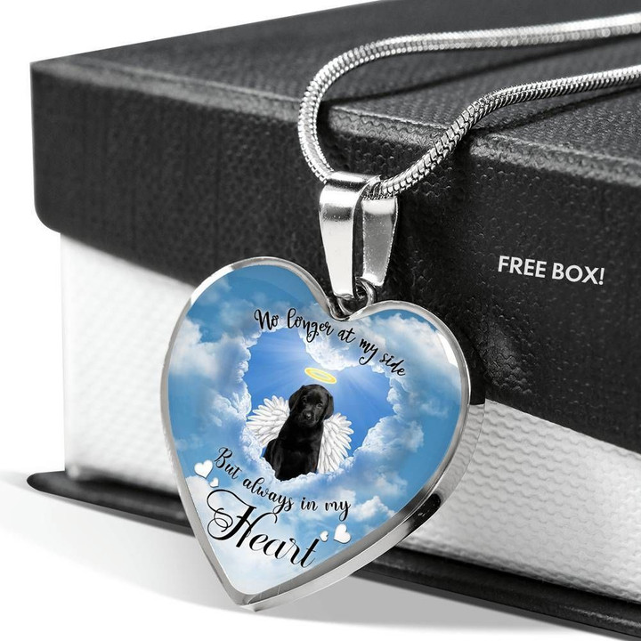 Labrador In My Heart KNV-18DD004 Jewelry ShineOn Fulfillment Luxury Necklace (Silver) No