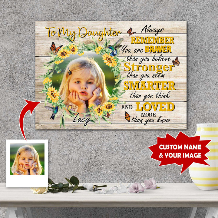CUSTOM YOUR PHOTO TO MY DAUGHTER NTP-15TP0013 Dreamship