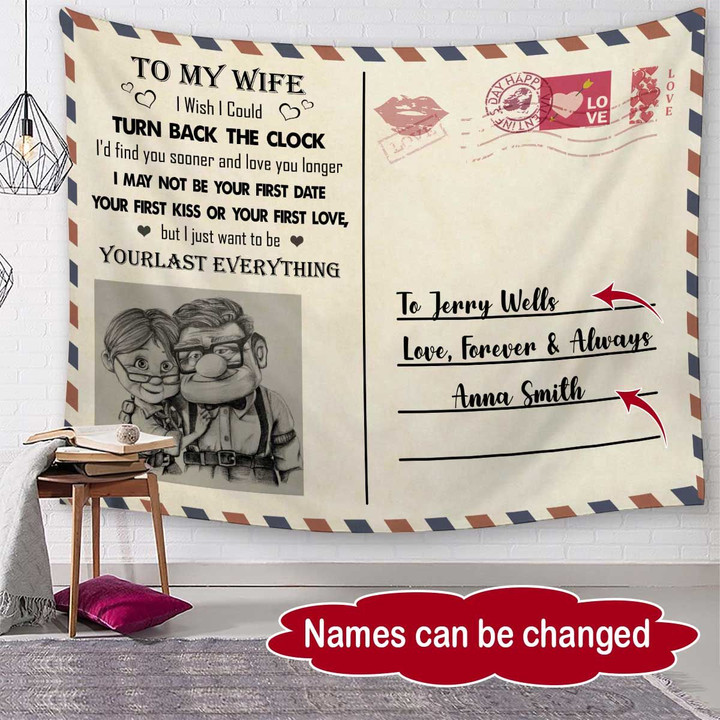 Personalized Favorite Quotes Couple Fleece Blanket Dreamship