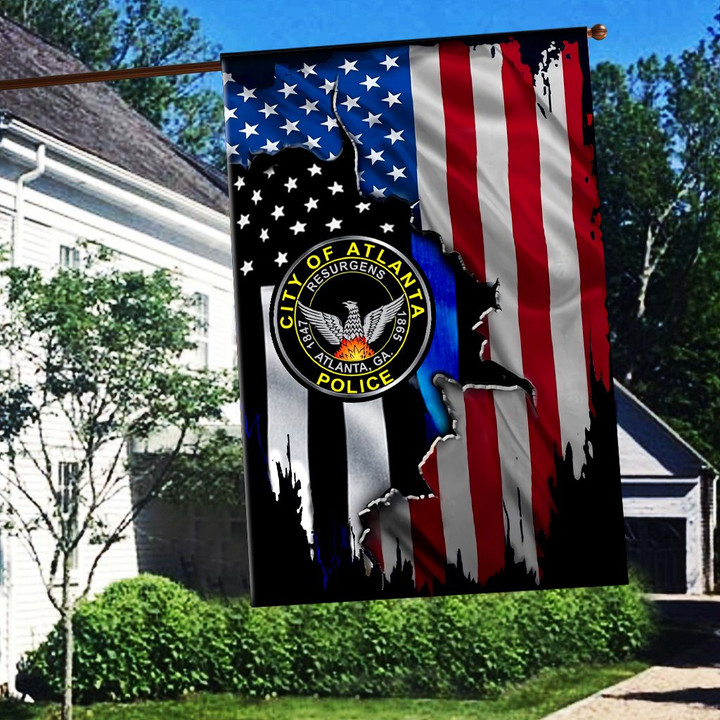 Atlantic city Police Department 3D Flag Full Printing HTT-FTT539