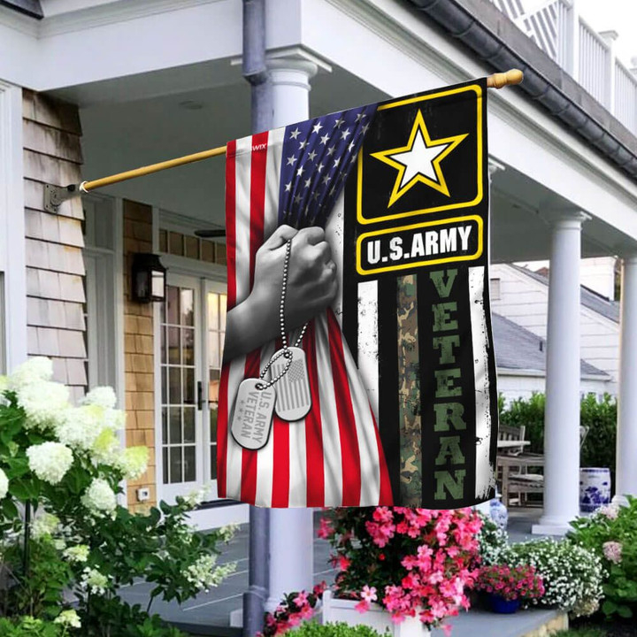 Us Army Veteran 3D Flag