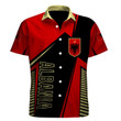 Albania Button Shirt 3D Full Printing