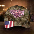 Country Girl Hunting Camo Flag Cap HTT-30NQ034