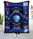 Gift To Woman Gemini - Zodiac Sign Fleece Blanket tdh hqt-21dt010 Dreamship
