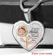 Personalized Name ROSE My Forever Heart Shape Necklace Dreamship