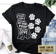 Personalized Dear Dad Thanks For Picking Up My Poop Rottweiler Dog Tshirt Dreamship