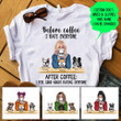 Personalized T-shirts Dogs And Coffee Funny PHT Dreamship