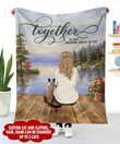 TOGETHER IS OUR FAVORITE PLACE TO BE GIRL AND CAT FRIEND ON THE LAKE NTP-21TP0011 Dreamship