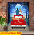 Personalized Starry Night Couple Canvas Dreamship