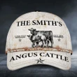 Custom Name, Address, Est Angus Cattle Classic Caps