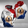 GOLDEN RETRIEVER will come into your life 3D Full Printing Hoodie Hoodie 3D 3D Tee Art