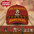 Personalized Barkyard Dog Breeds Custom Dogs & Name Classic Caps 3D Printing PHT-30TP010