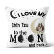 Love Shih Tzu Canvas Pillow NTK-20DT001 Dreamship 18x18in