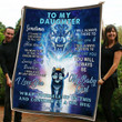 Gift To Daughter Fleece Blanket hqt-21dt001 Dreamship