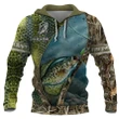 CRAPPIE SCALE FISHING CAMO PERSONALIZED 3D Full Printing Hoodie