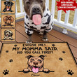 Personalized Excuse Me My Momma Said Did You Call First Dog Doormat Area Rug Templaran.com - Best Fashion Online Shopping Store