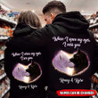 Personalized When I Open My Eyes, I Close My Eyes Wolf Love Hoodie PHT Dreamship