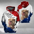 PIT BULL will come into your life 3D Full Printing Hoodie Hoodie 3D 3D Tee Art