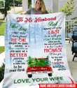 Gift To Your Husband Fleece Blanket hqt-21ct01 Dreamship