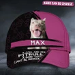 Personalized A Girl And Her Pitbull A Bond That Can't Be Broken Dog Cap HTT-30XT003