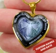 From our first kiss till our last breath dragon necklace ntk-18nq056
