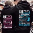 He Is The Song Of My Heart Husband And Wife Hoodie Dreamship