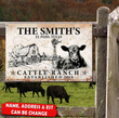 Personalized Name, Address , Est Cattle Ranch Metal Sign HQD-29XT005