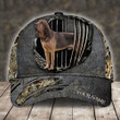 BLOODHOUND HUNTING CAMO PERSONALIZED CAP