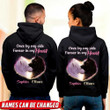 Once by my side Forever in my heart Wolf Couple Hoodie HQD-16XT031 Hoodies Dreamship