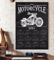 Motorcycle Calendar Canvas ntk-15nq004 Dreamship
