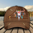 COUNTRY LIFE COW SKULL BOHO LEATHER CAP