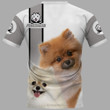 Pomeranian Dog 3D Full Printing Hoodie and Unisex Tee 3D Print Mynicewear