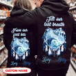 Pesonalized Till Our Last Breath-From Our First Kiss Wolf Hoodie tdh | HQT-16SH032 Hoodies Dreamship