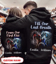 Personalized Till Our Last Breath Wolf And Dragon Couple Hoodie NVL-16DD22 Dreamship