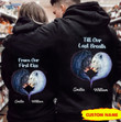 Personalized From Our First Kiss Till Our Last Breath Lion Couple Hoodie Dreamship