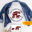 Personalized Name ELEPHANT Mum Thanks For Being Someone I can follow Standard T-shirt DHL-16DD007 Dreamship