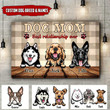 Custom Dog Mom Matte Canvas HQD-15VN002