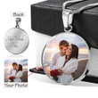 Personalized Photo Picture Circle Necklace HP Jewelry ShineOn Fulfillment