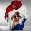 BOXER DOG will come into your life 3D Full Printing Hoodie Hoodie 3D 3D Tee Art