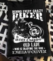 Crazy Biker & Old Lady Pesonalized Standard Long Sleeve Dreamship