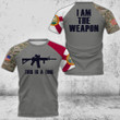 I Am The Weapon Florida Flag 3D Full Printing HTT-TT242
