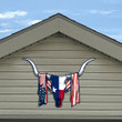 Texas With American Flag Cut Metal Sign HQT03JUN21TT11