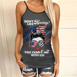 Don't like racing you can't sit with us Cross Tank Top hqt22jun21tq1